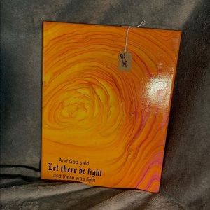 Acrylic pour on a 11x14 canvas